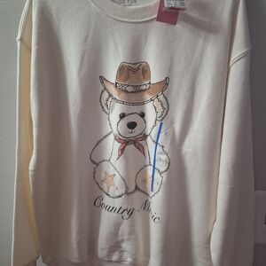 Zoe + Liv Cream Sweatshirt
